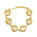Chanel Gold Plated CC Chain Bracelet