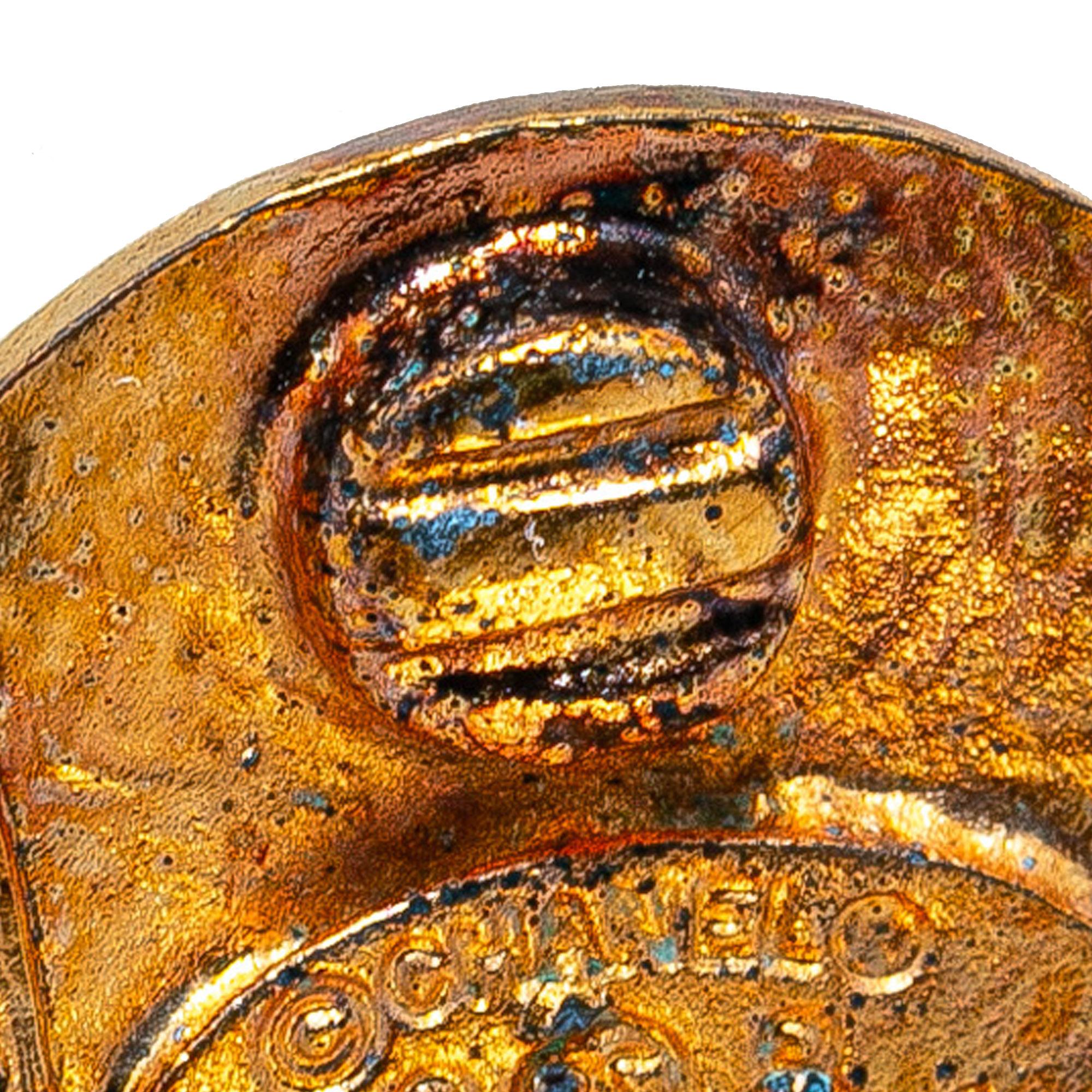Chanel Gold Plated CC Round Clip On Earrings