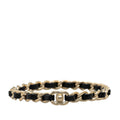 Chanel Gold Plated CC Turnlock Bangle Bracelet