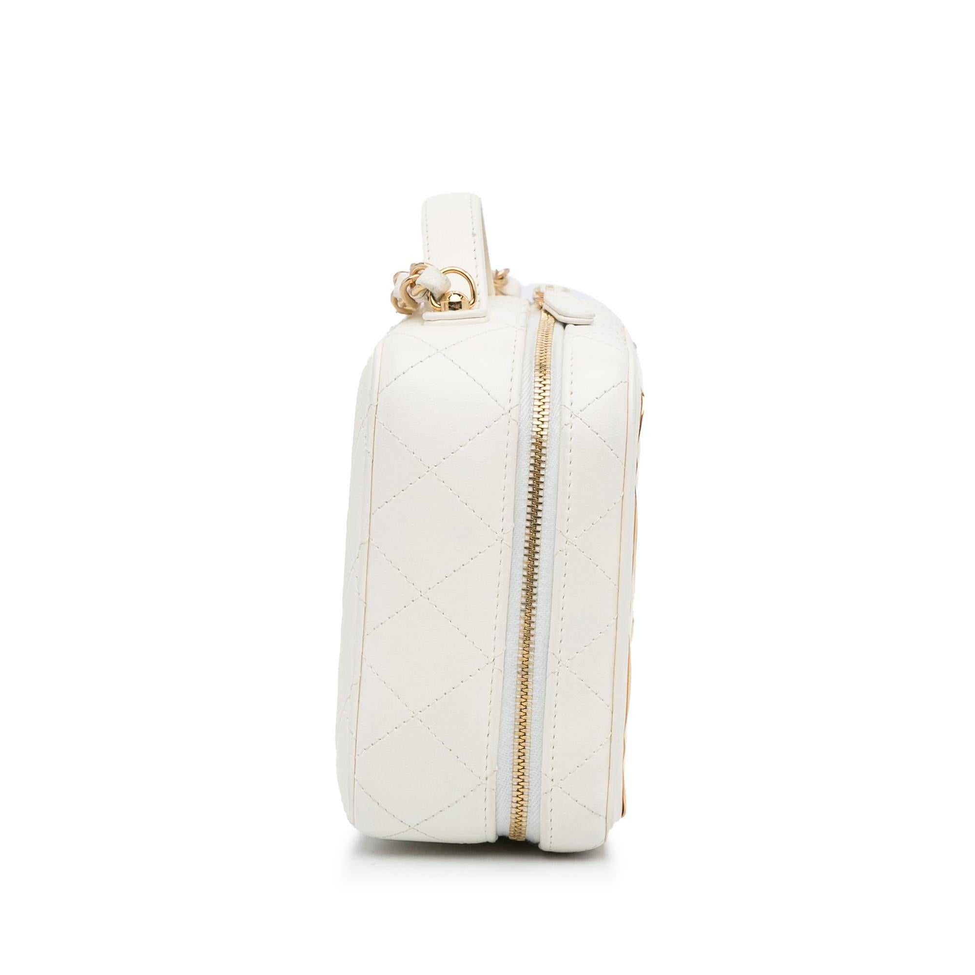 Chanel Golden Plate Vanity Case