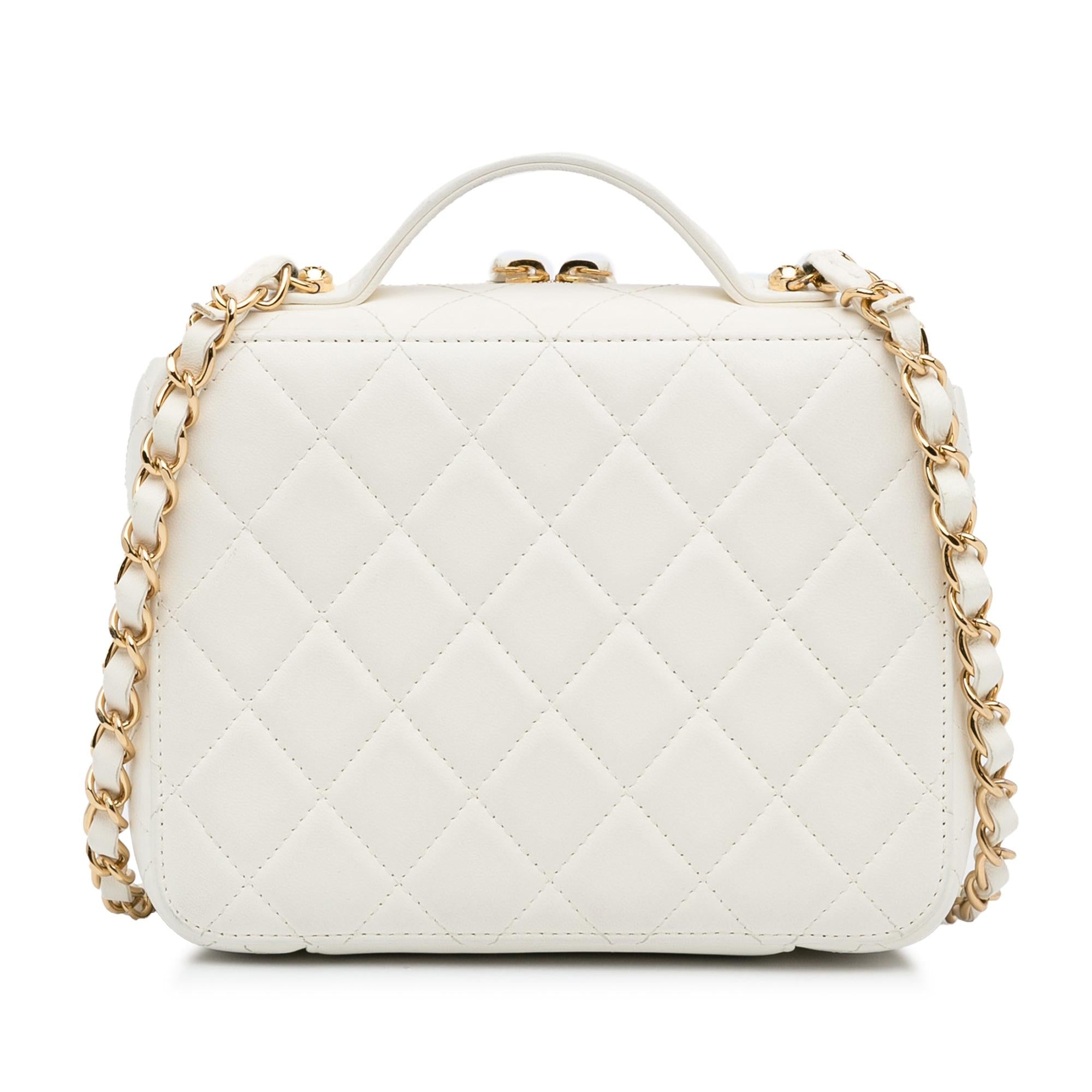 Chanel Golden Plate Vanity Case