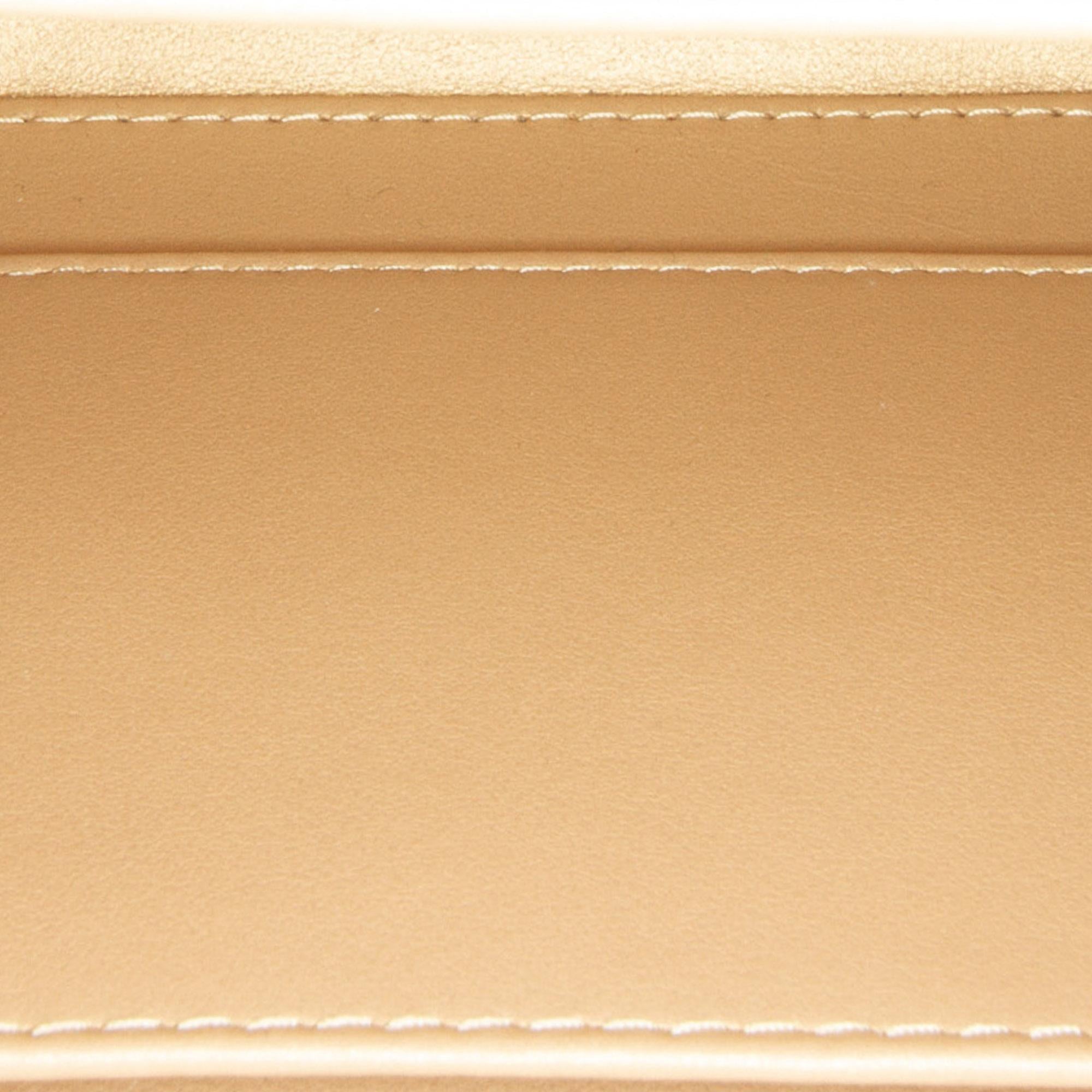 Chanel Golden Plate Vanity Case