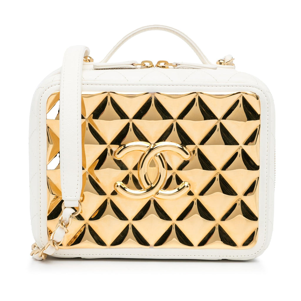 Chanel Golden Plate Vanity Case
