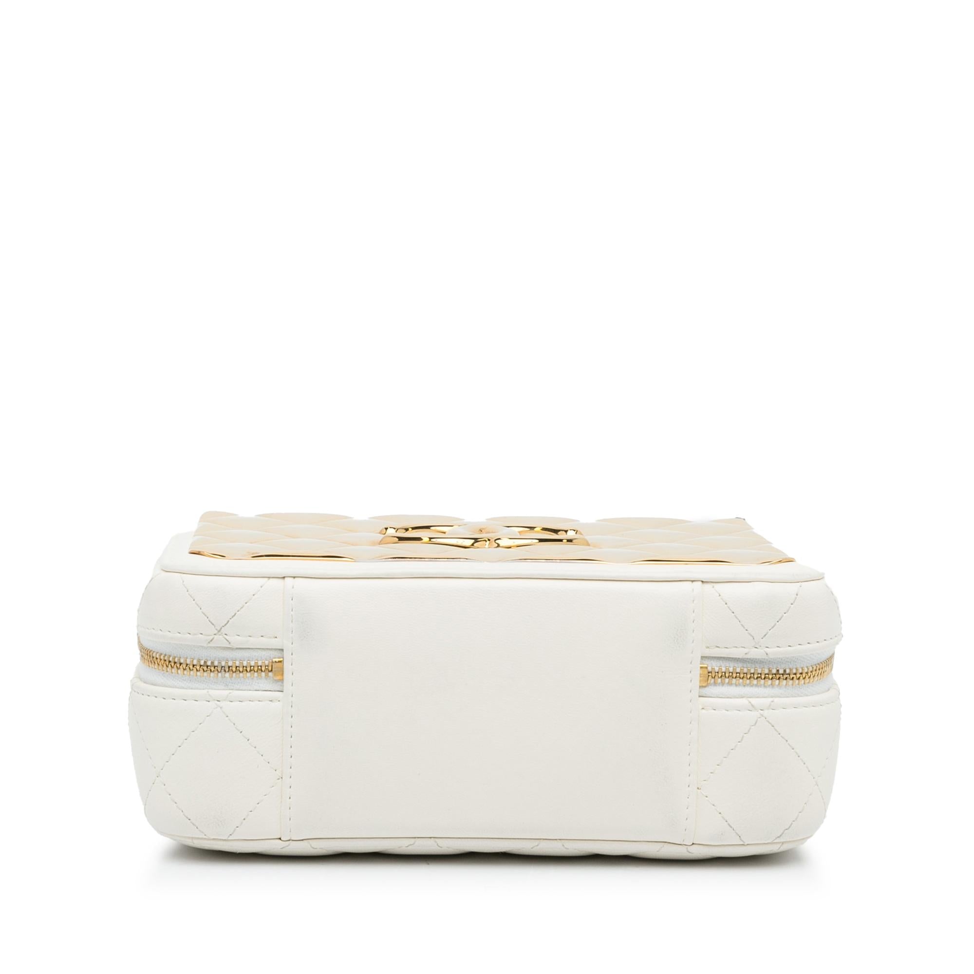 Chanel Golden Plate Vanity Case
