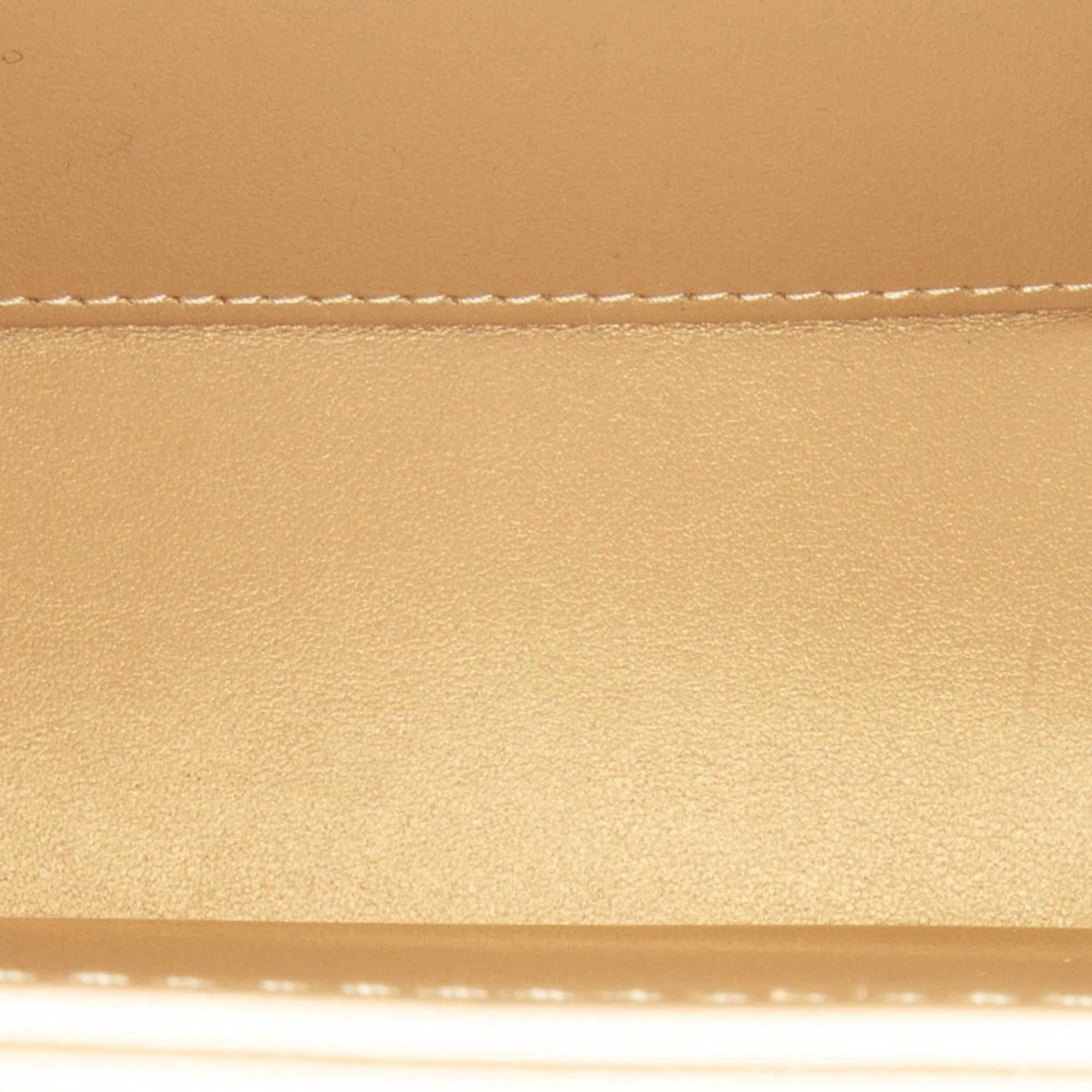 Chanel Golden Plate Vanity Case