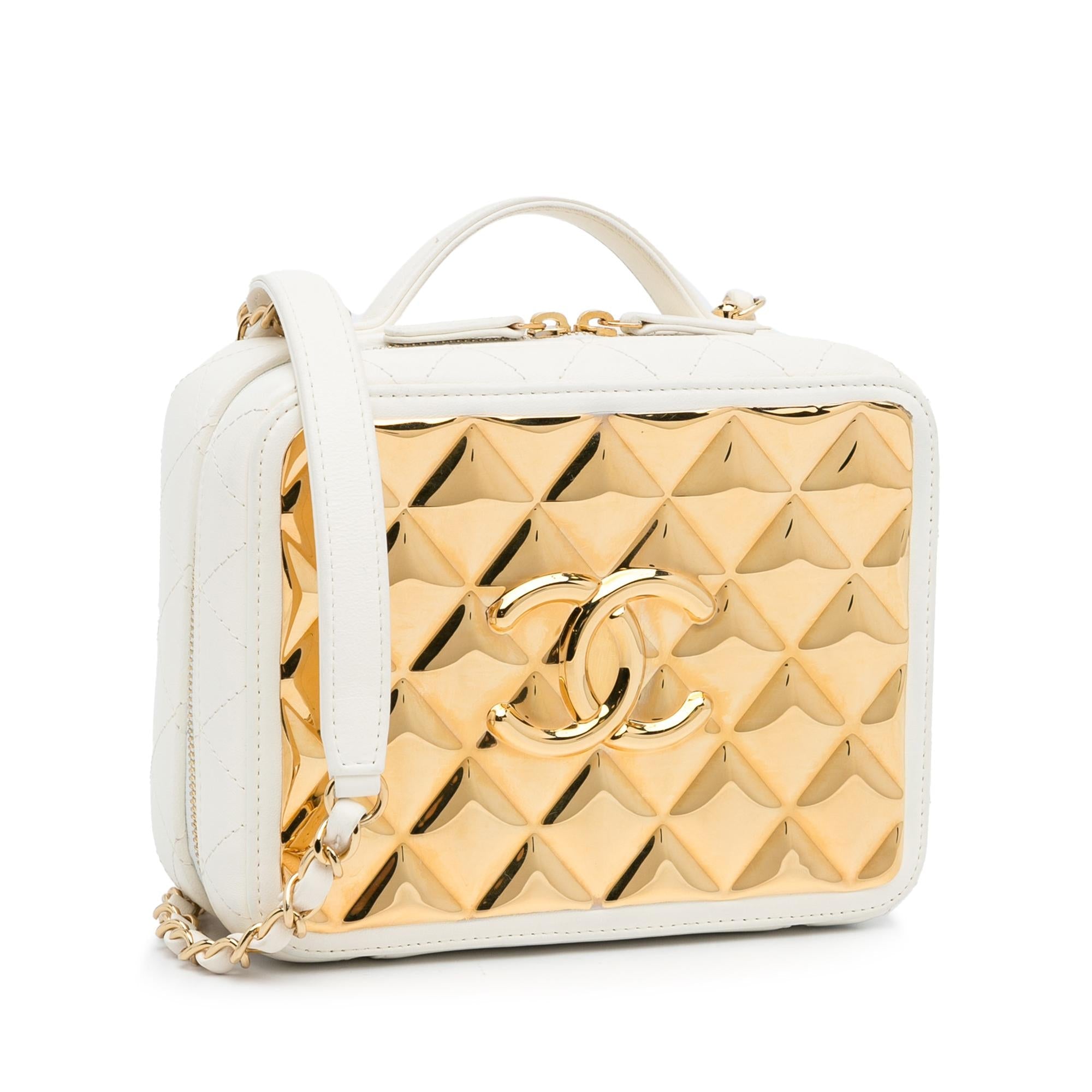 Chanel Golden Plate Vanity Case