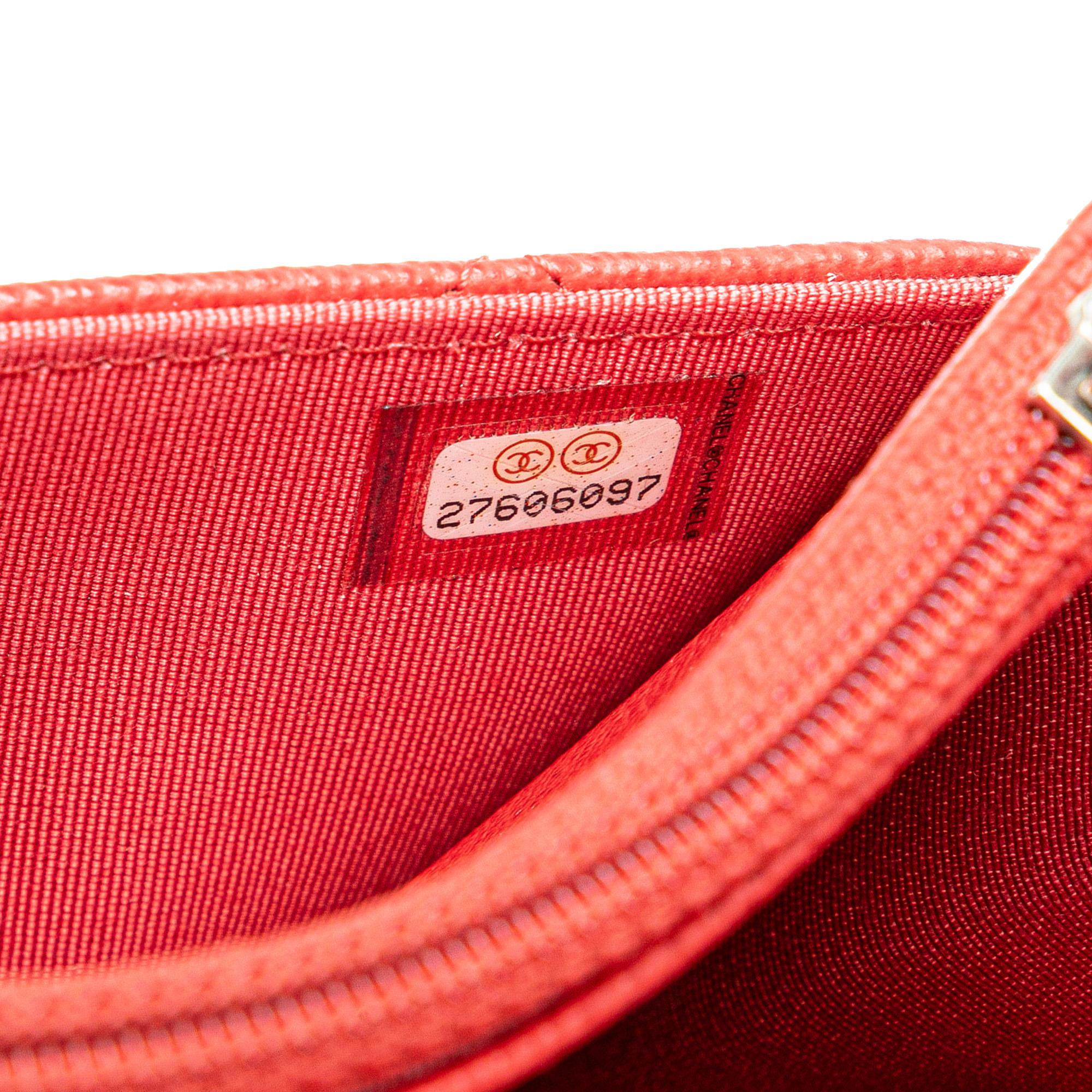 Chanel Grained Calfskin CC Box Wallet On Chain