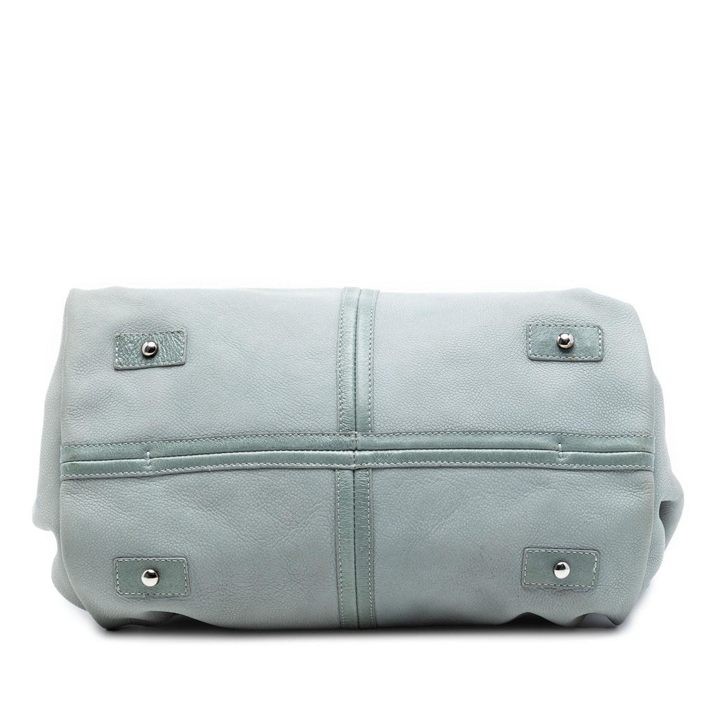 Chanel Grained Nubuck Camellia Patch Shopping Tote