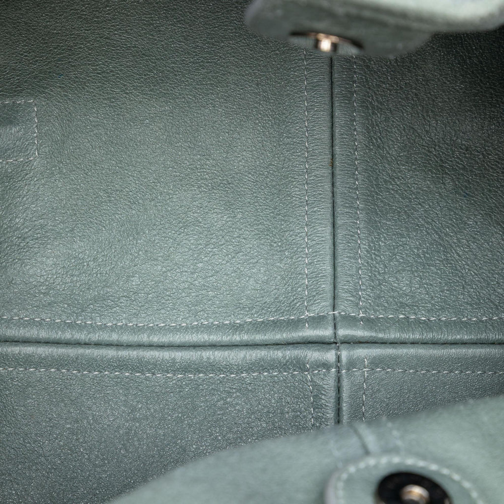 Chanel Grained Nubuck Camellia Patch Shopping Tote