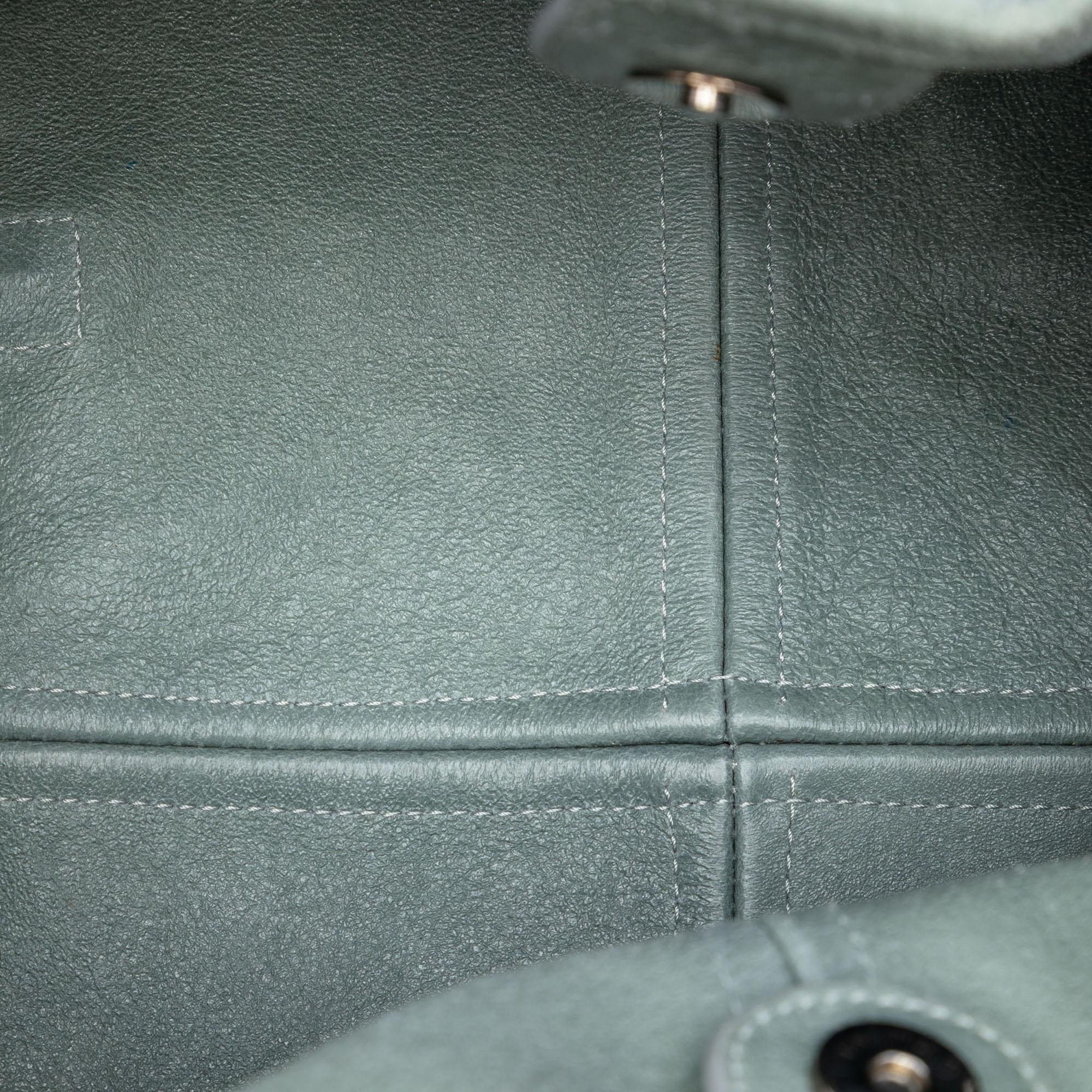 Chanel Grained Nubuck Camellia Patch Shopping Tote