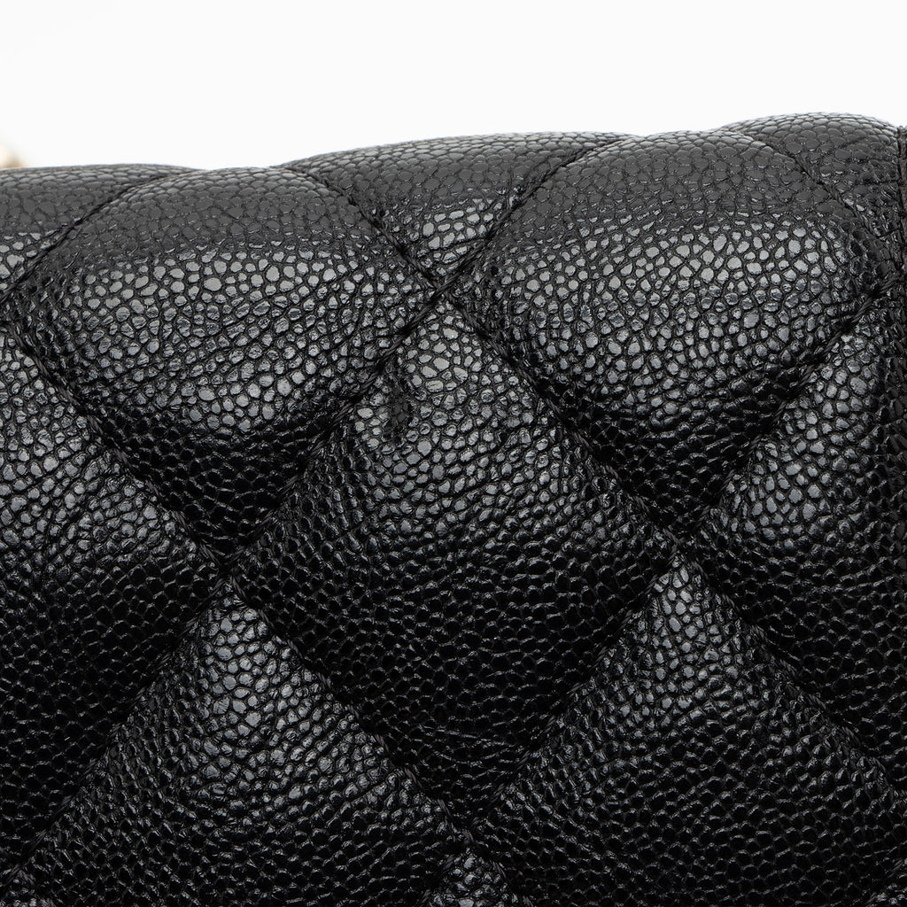 Chanel Caviar Leather Boy Wallet on Chain