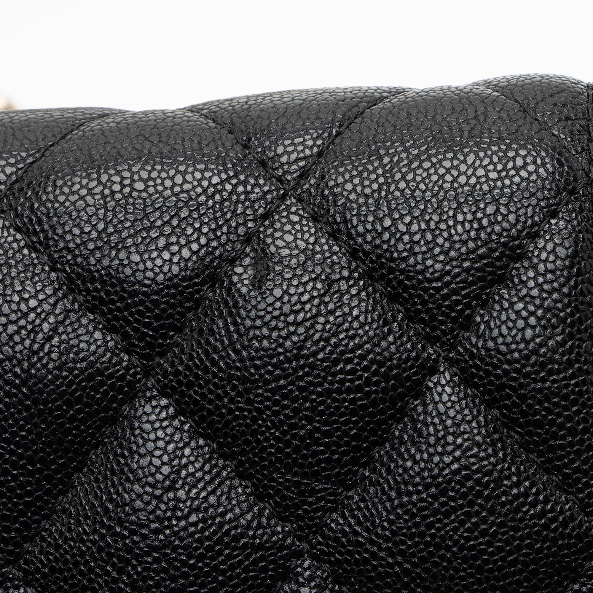 Chanel Caviar Leather Boy Wallet on Chain