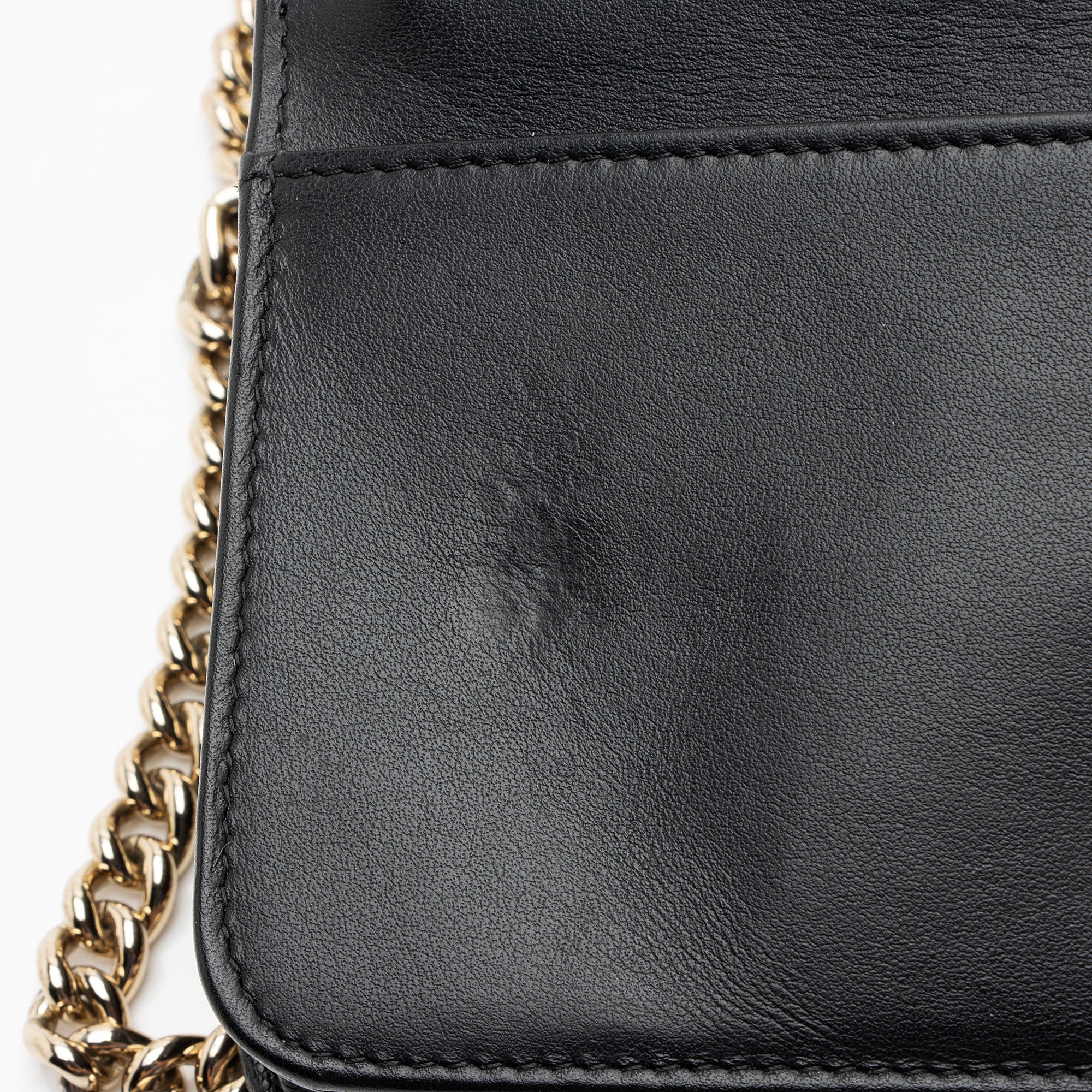 Chanel Caviar Leather Boy Wallet on Chain