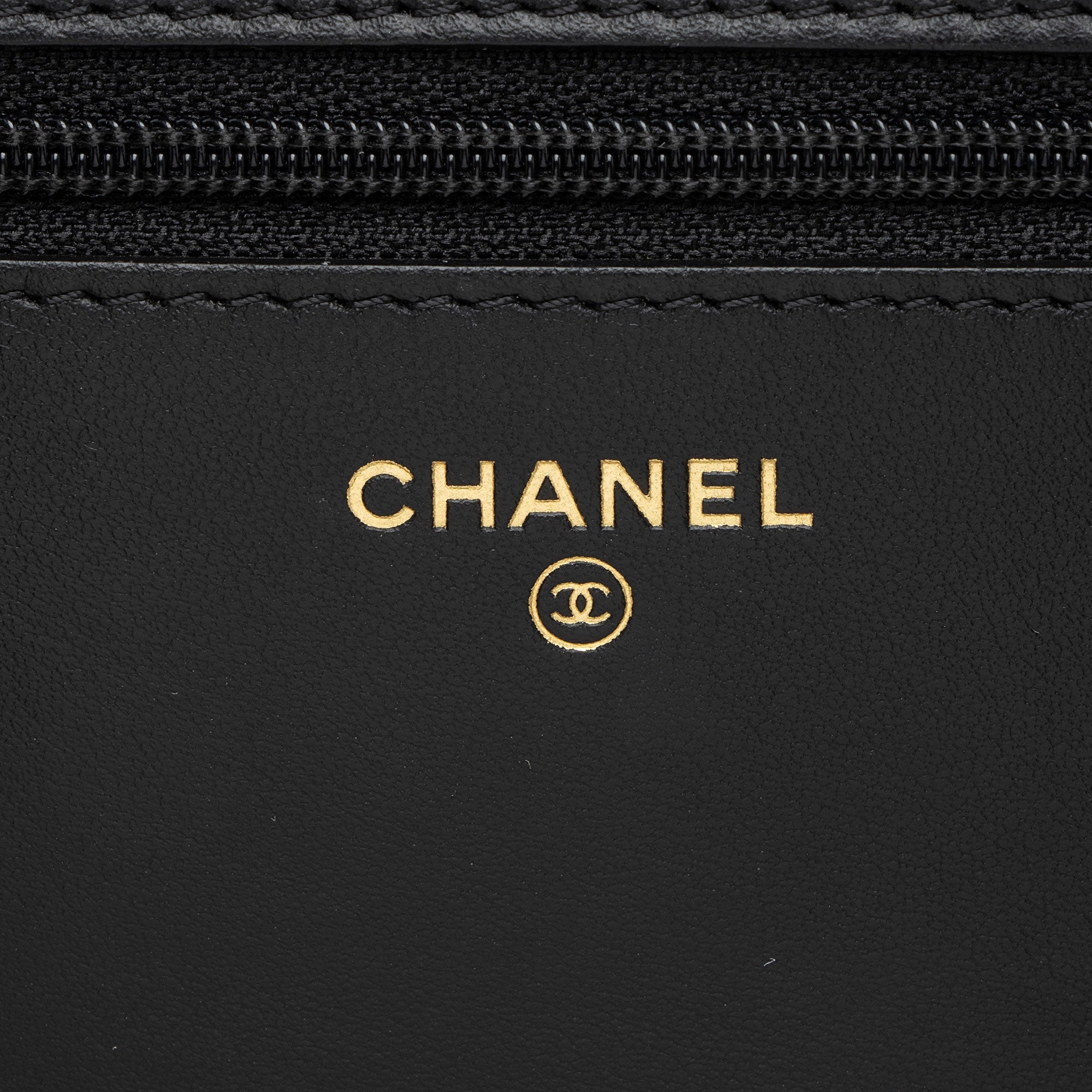 Chanel Caviar Leather Boy Wallet on Chain