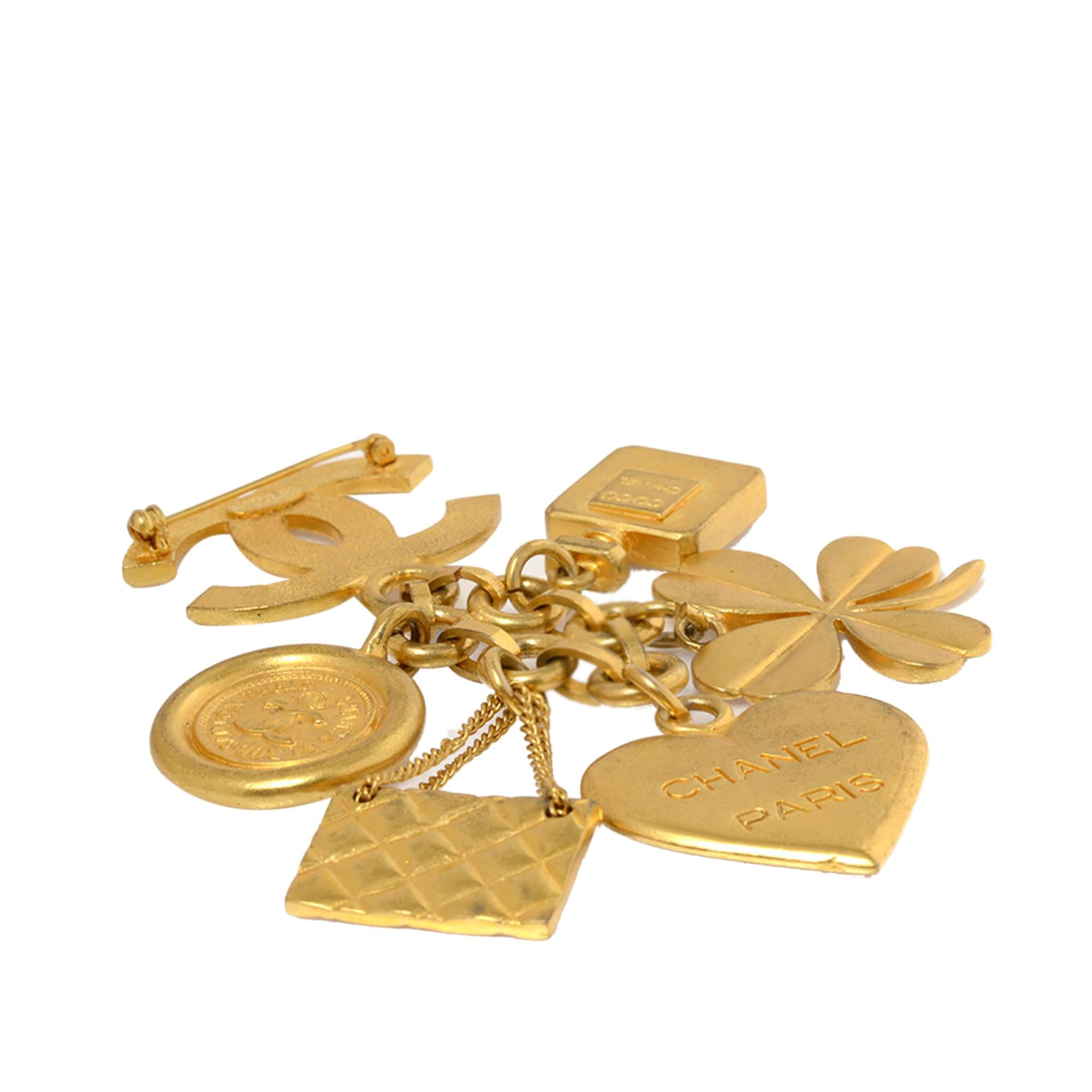 Chanel Icon Charms Pin Brooch (SHG-USIZCH)