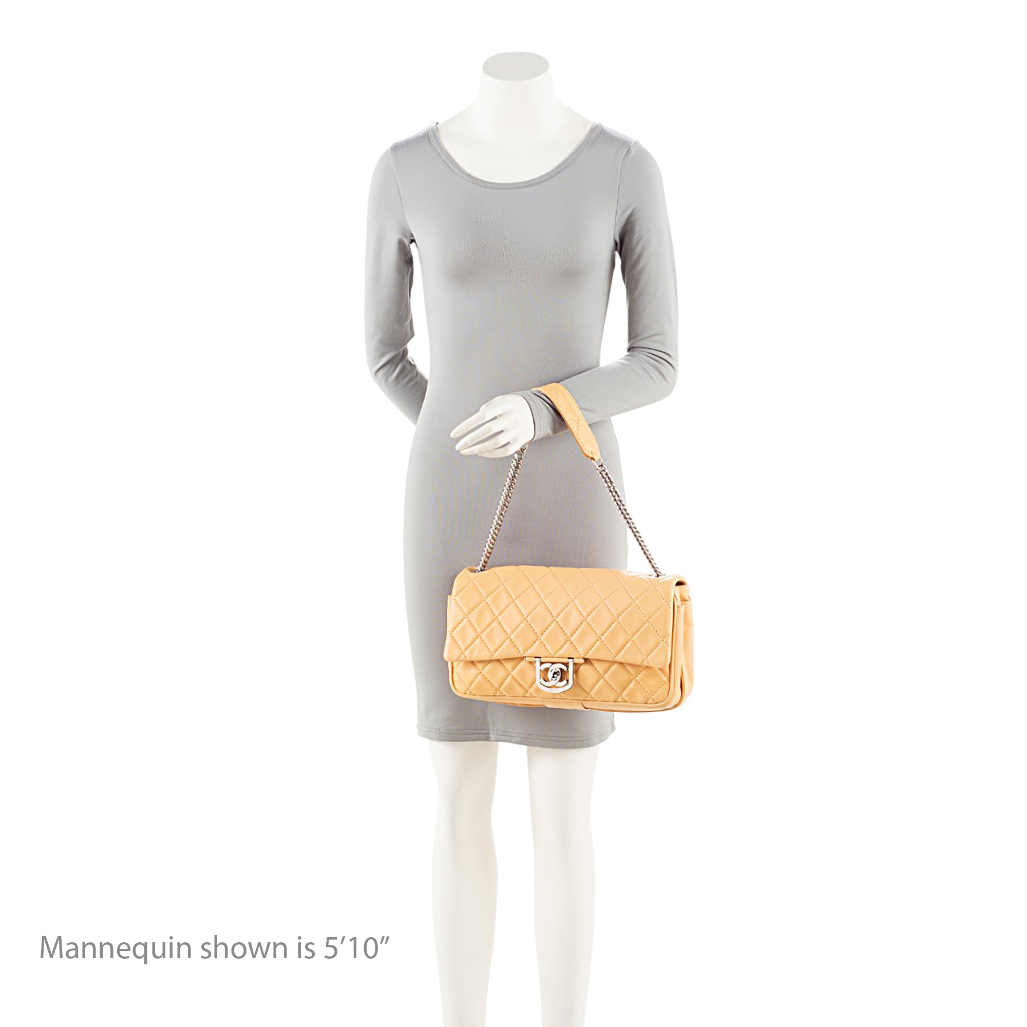 Chanel Lambskin Icons Secret Label Jumbo Flap Bag