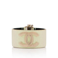 Chanel Iridescent Calfskin CC Hinged Bracelet