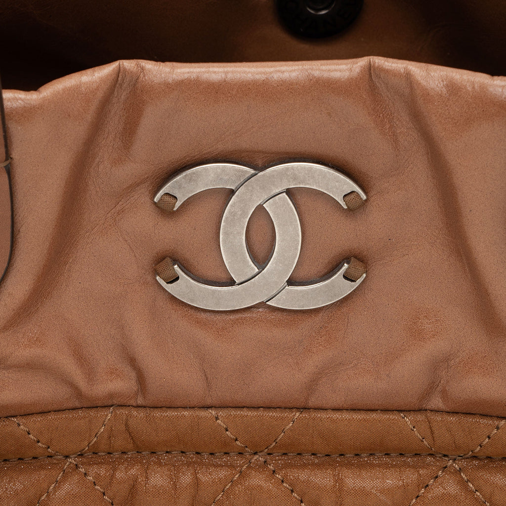 Chanel Iridescent Calfskin In the Mix Bowler Small Tote