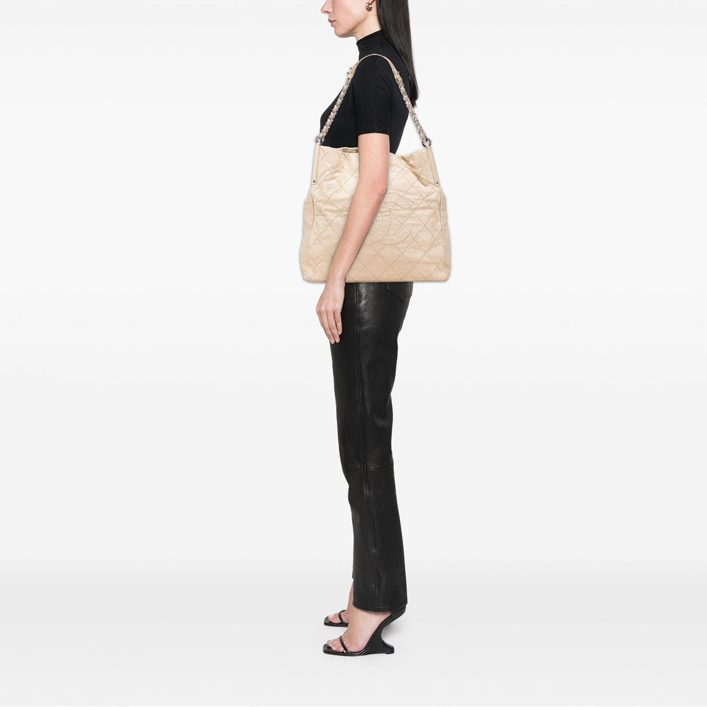 Chanel Iridescent Calfskin Sea Hit Tote