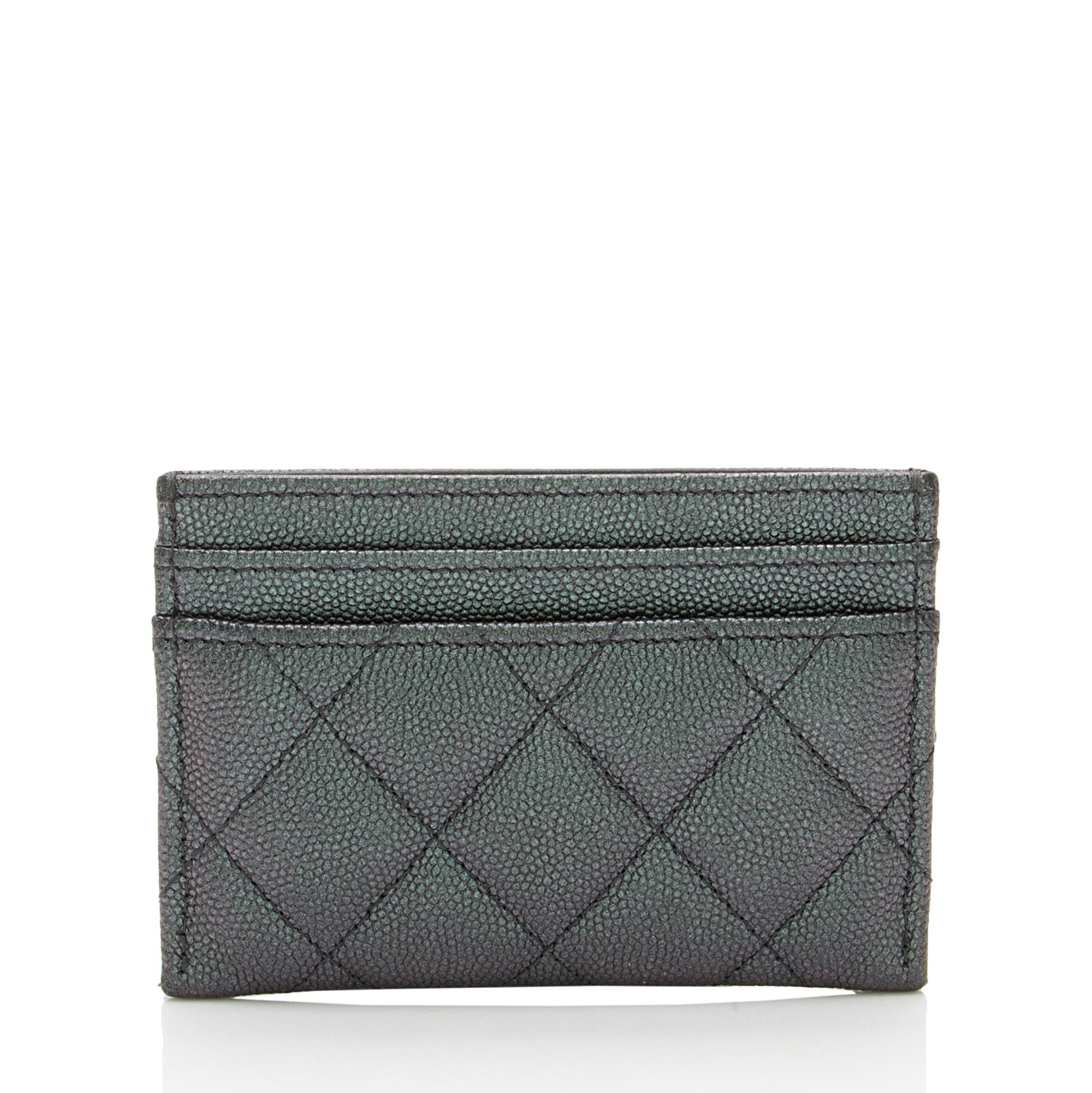 Chanel Iridescent Caviar Leather CC Card Holder