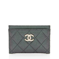 Chanel Iridescent Caviar Leather CC Card Holder