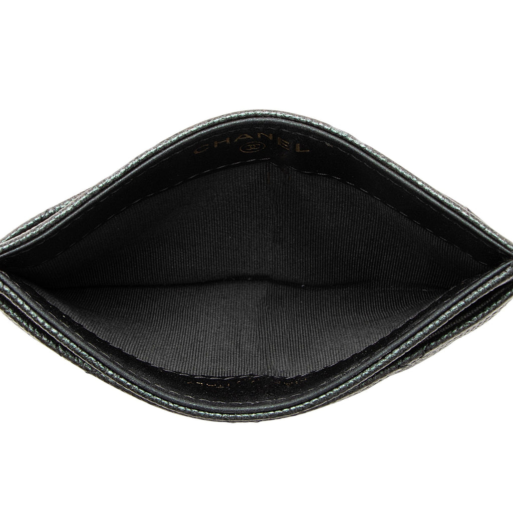 Chanel Iridescent Caviar Leather CC Card Holder
