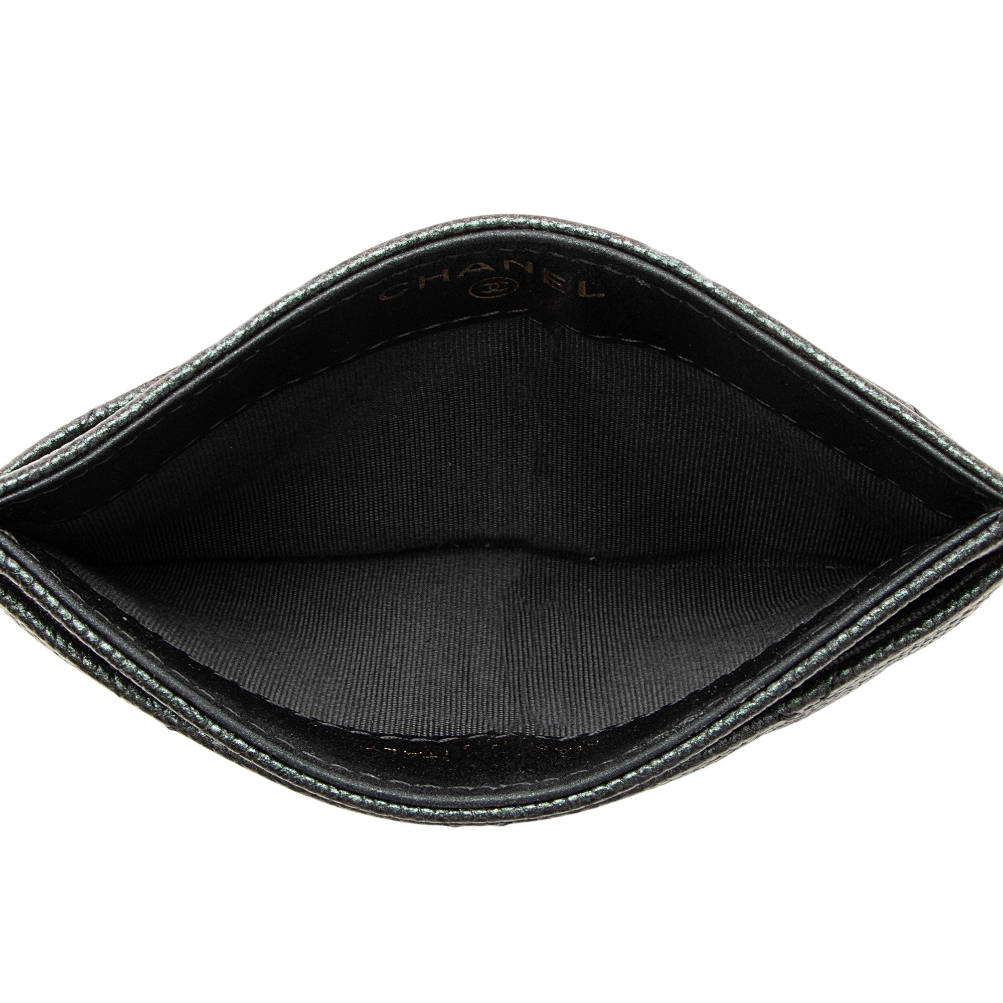 Chanel Iridescent Caviar Leather CC Card Holder