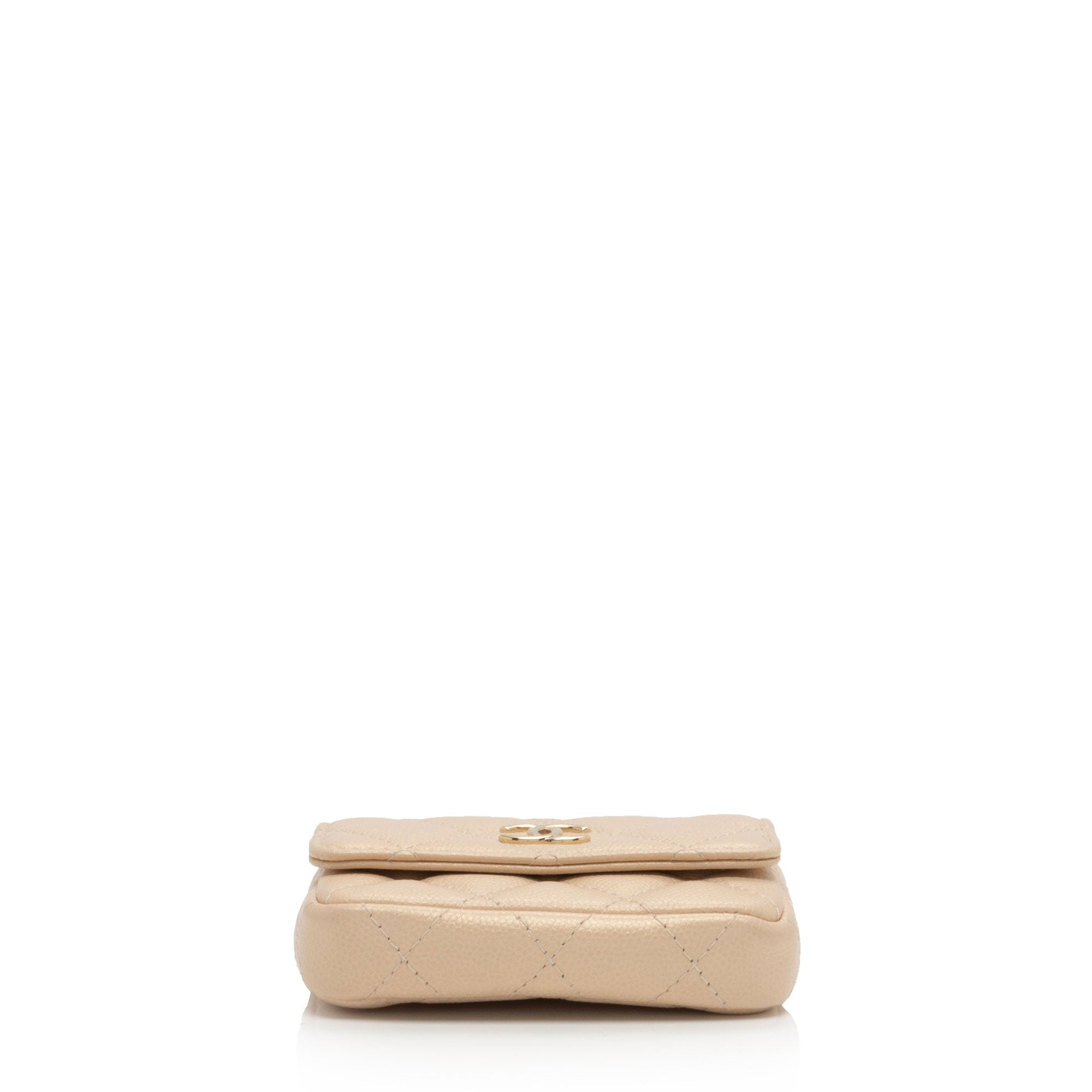 Chanel Iridescent Caviar Leather Pearl On Top Crossbody