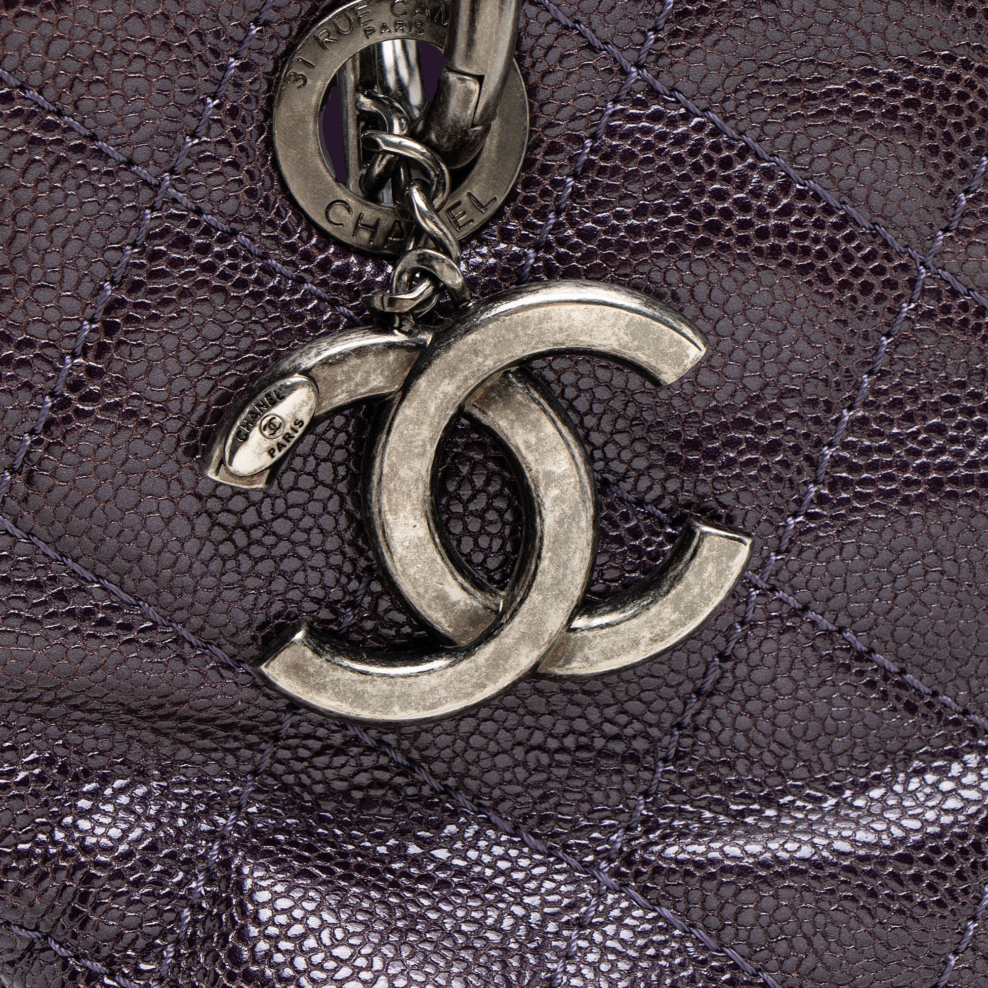 Chanel Iridescent Caviar Chic Shopping Tote