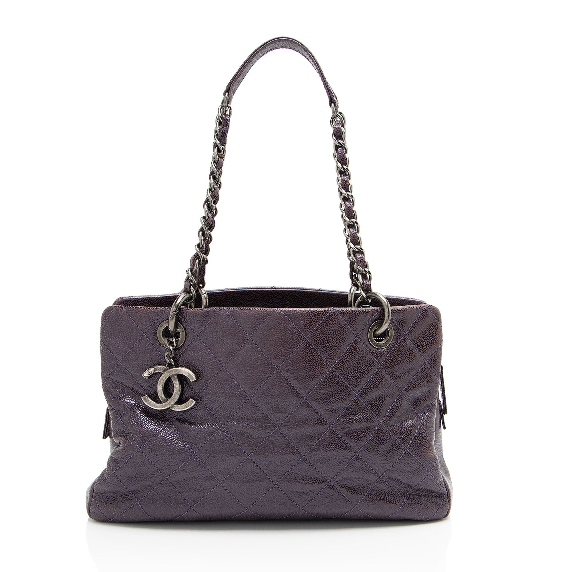 Chanel Iridescent Caviar Chic Shopping Tote