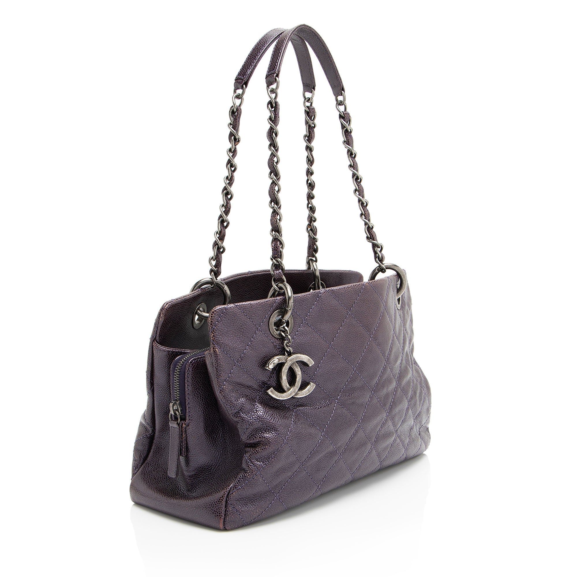 Chanel Iridescent Caviar Chic Shopping Tote