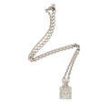 Chanel Iridescent Crystal CC Perfume Bottle Necklace
