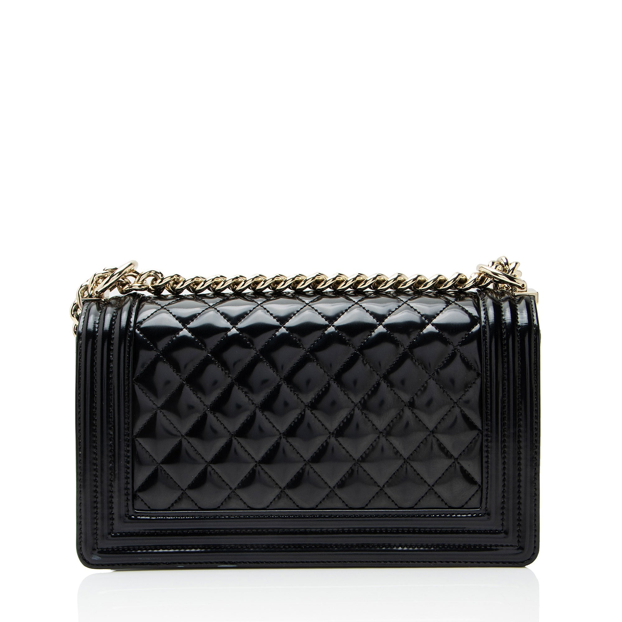 Chanel Iridescent Glazed Calfskin Old Medium Boy Bag