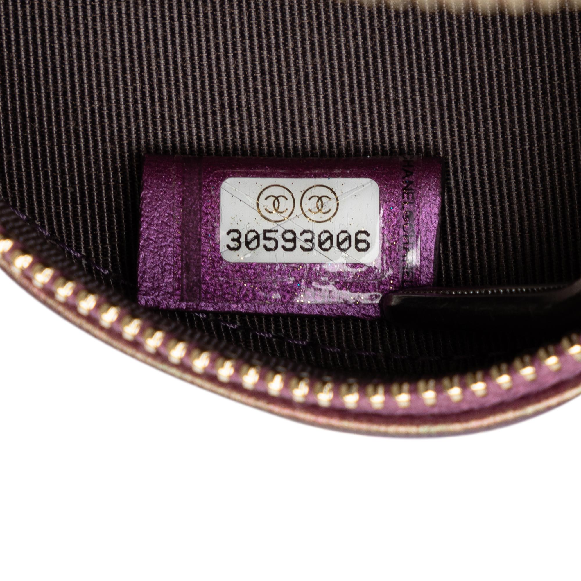Chanel Iridescent Lambskin Round Crossbody (SHG-dOboxk)