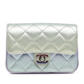 Chanel Iridescent Lambskin Wristlet Clutch Bag (SHG-OsxRyI)