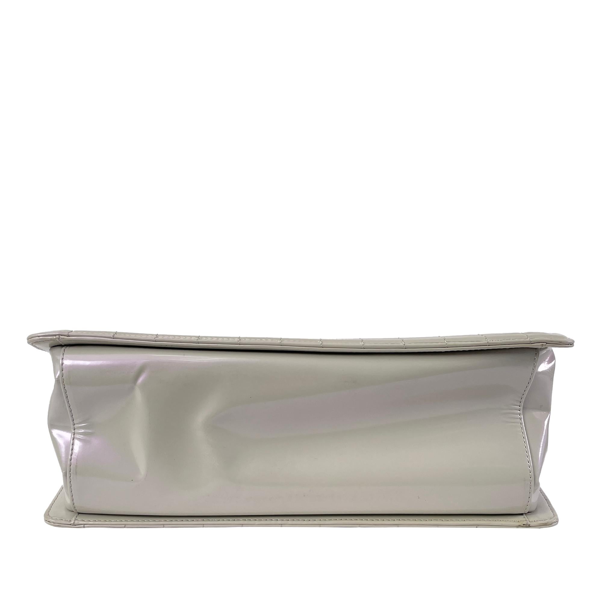 Chanel Iridescent Patent Boy Reverso Shopping Tote (SHG-zcc1Jm)