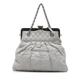 Chanel Iridescent Quilted Calfskin Chic Frame Satchel