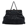 Chanel Iridescent Quilted Calfskin Chic Frame Satchel