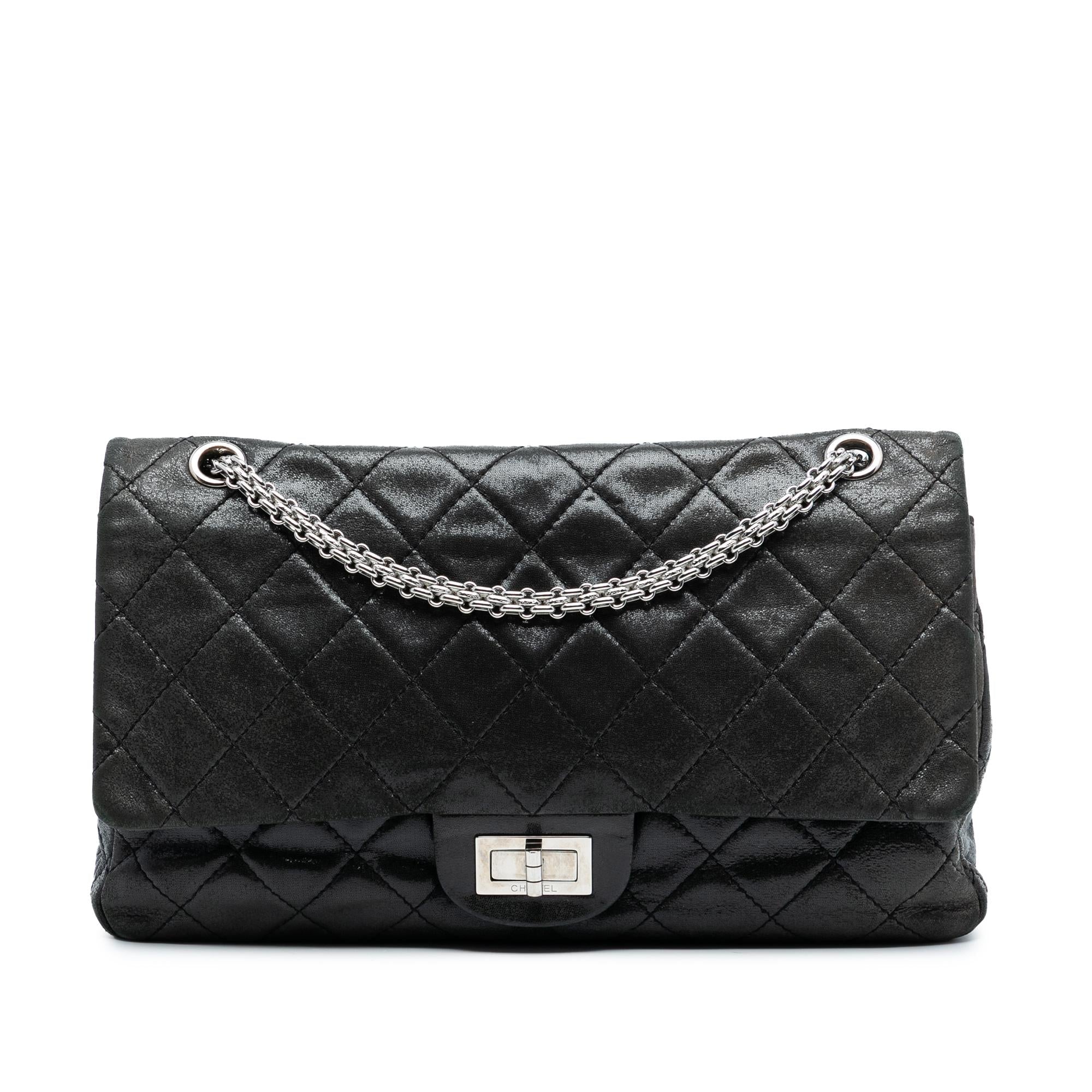 Chanel Iridescent Quilted Lambskin Reissue 2.55 Double Flap 227