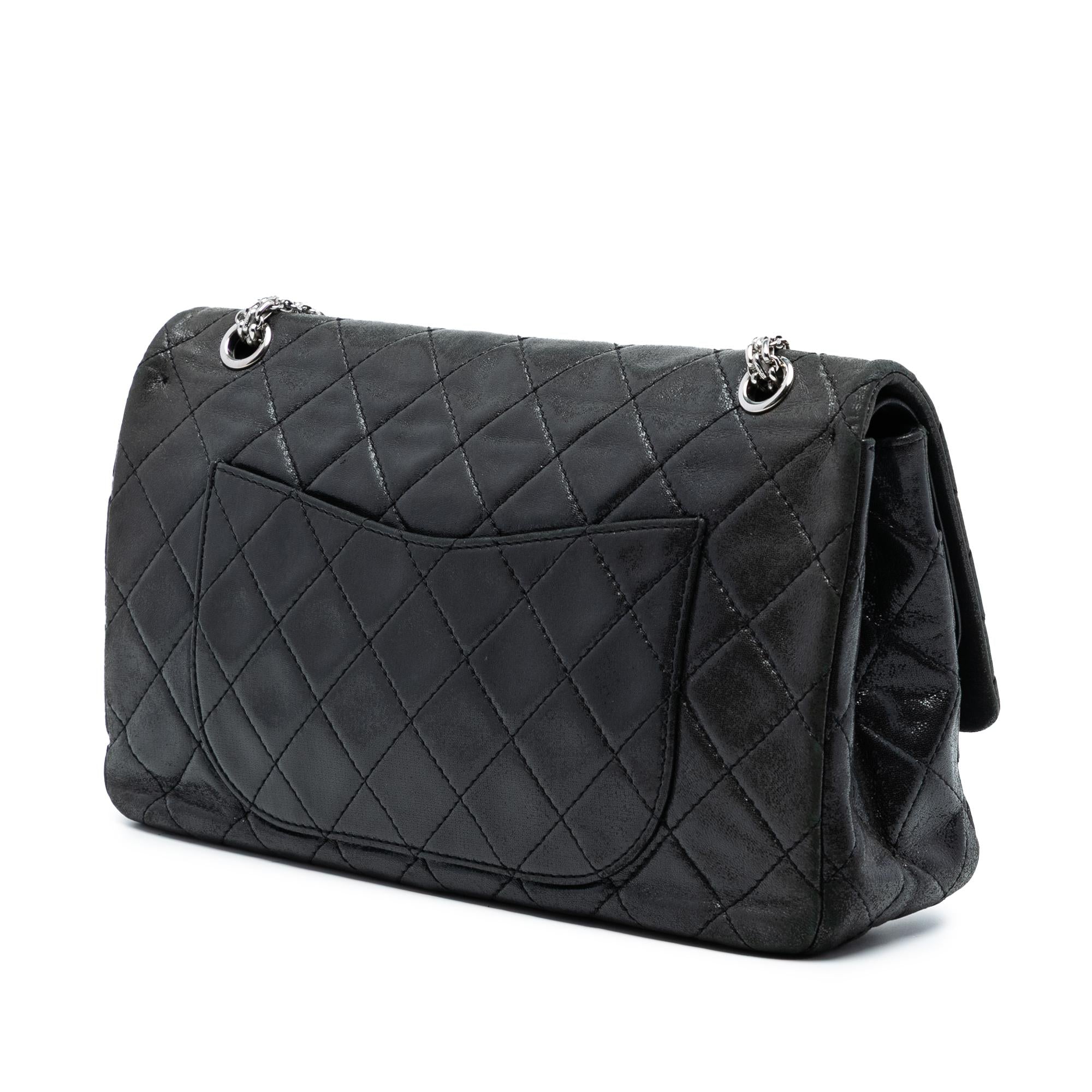 Chanel Iridescent Quilted Lambskin Reissue 2.55 Double Flap 227