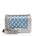 Chanel Iridescent Quilted PVC Calfskin Small Boy Bag