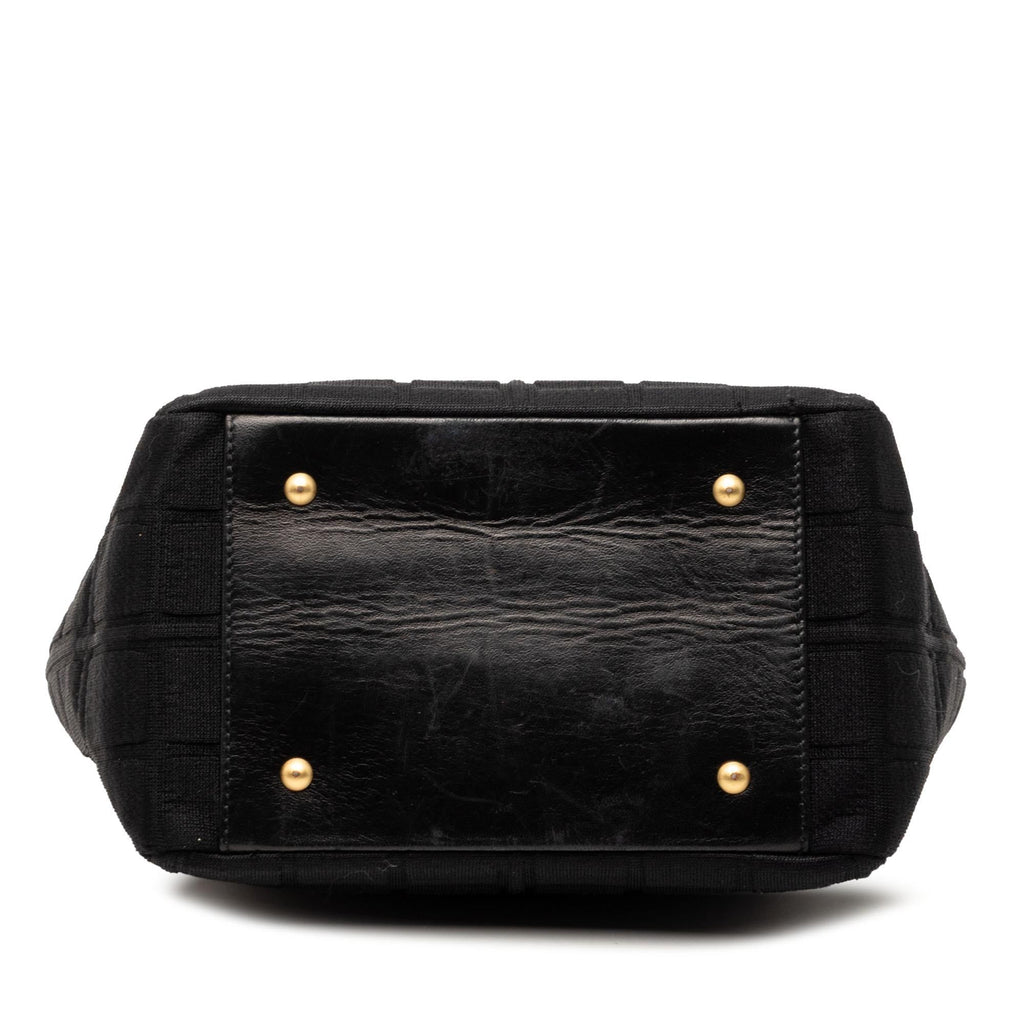 Chanel Jersey CC Chocolate Bar Shoulder Bag