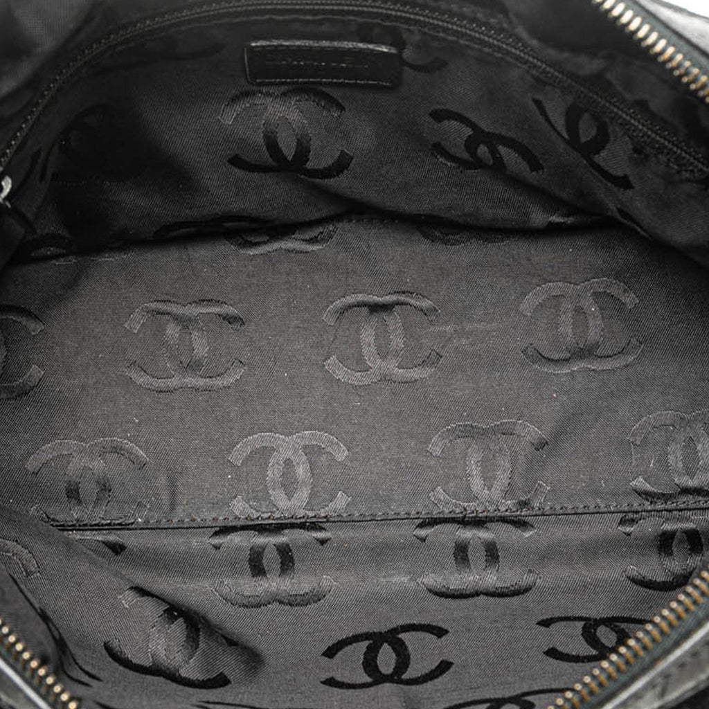 Chanel Jersey Chocolate Bar Bowler Bag (SHG-ckSb0Y)