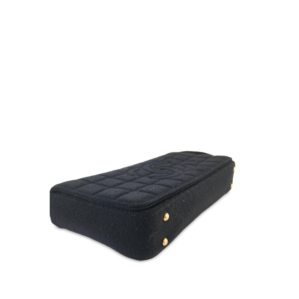 Chanel Jersey Knit Chocolate Bar Flap (SHG-Vk1C4m)