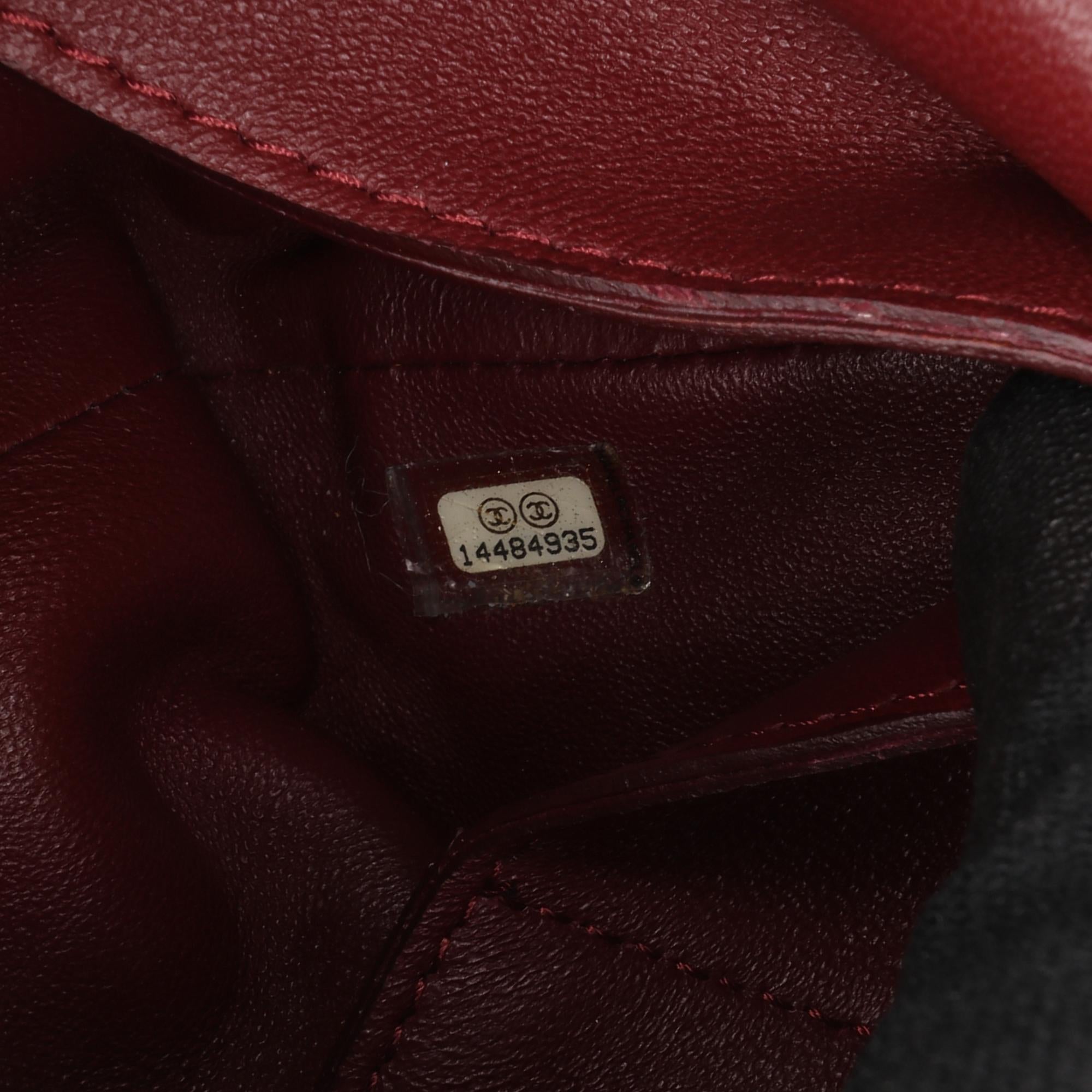 Chanel Jumbo CC Quilted Calfskin Straight Flap