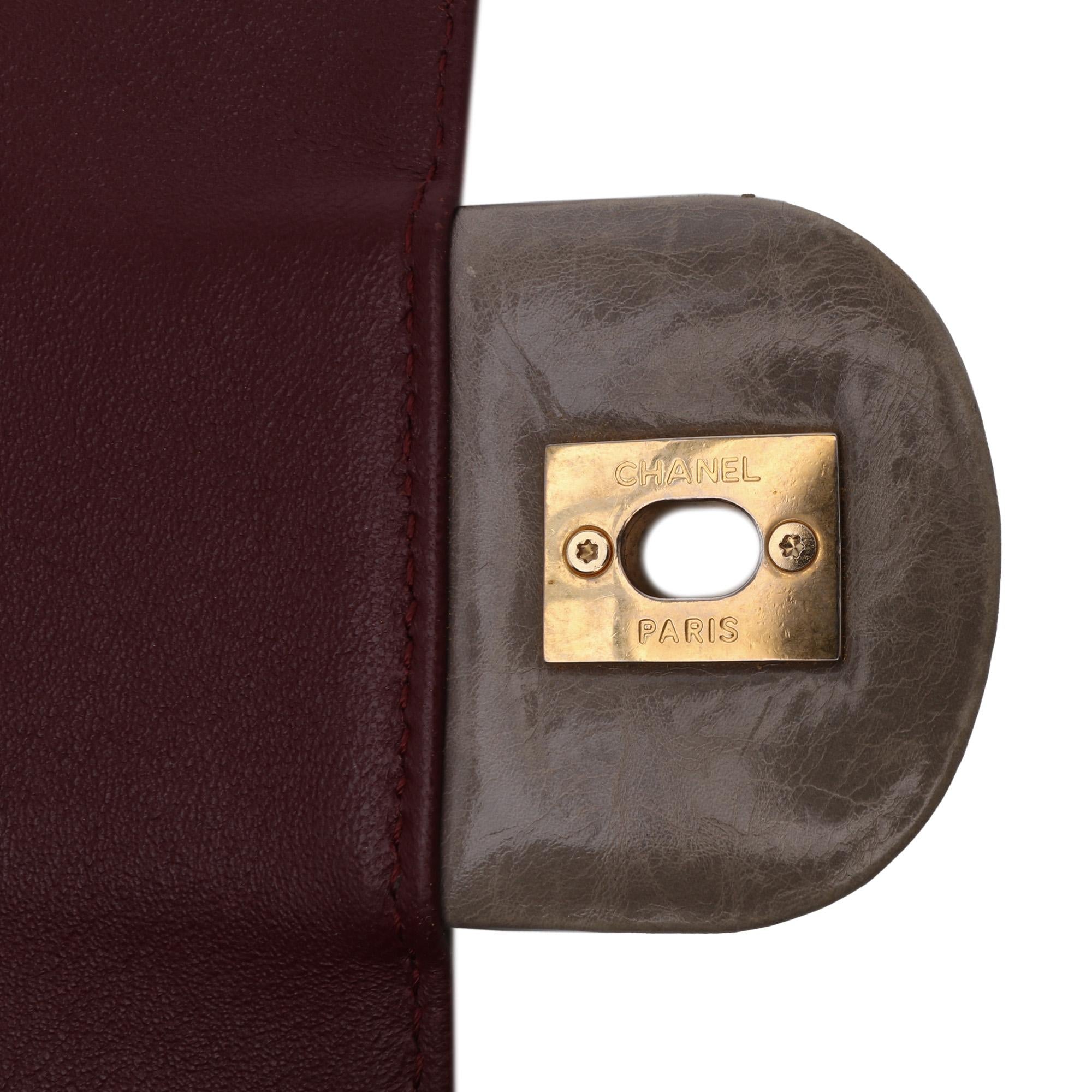 Chanel Jumbo CC Quilted Calfskin Straight Flap