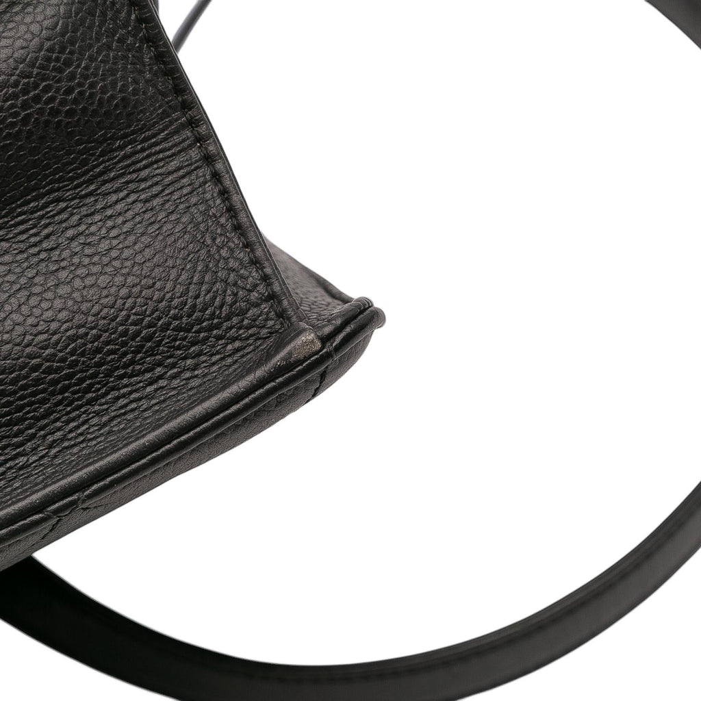 Chanel Jumbo CC Quilted Caviar Chunky Chain Flap