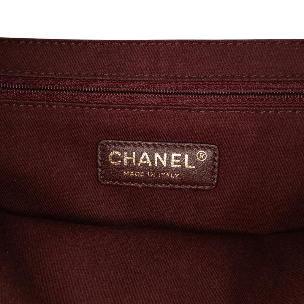 Chanel Jumbo CC Quilted Caviar Chunky Chain Flap