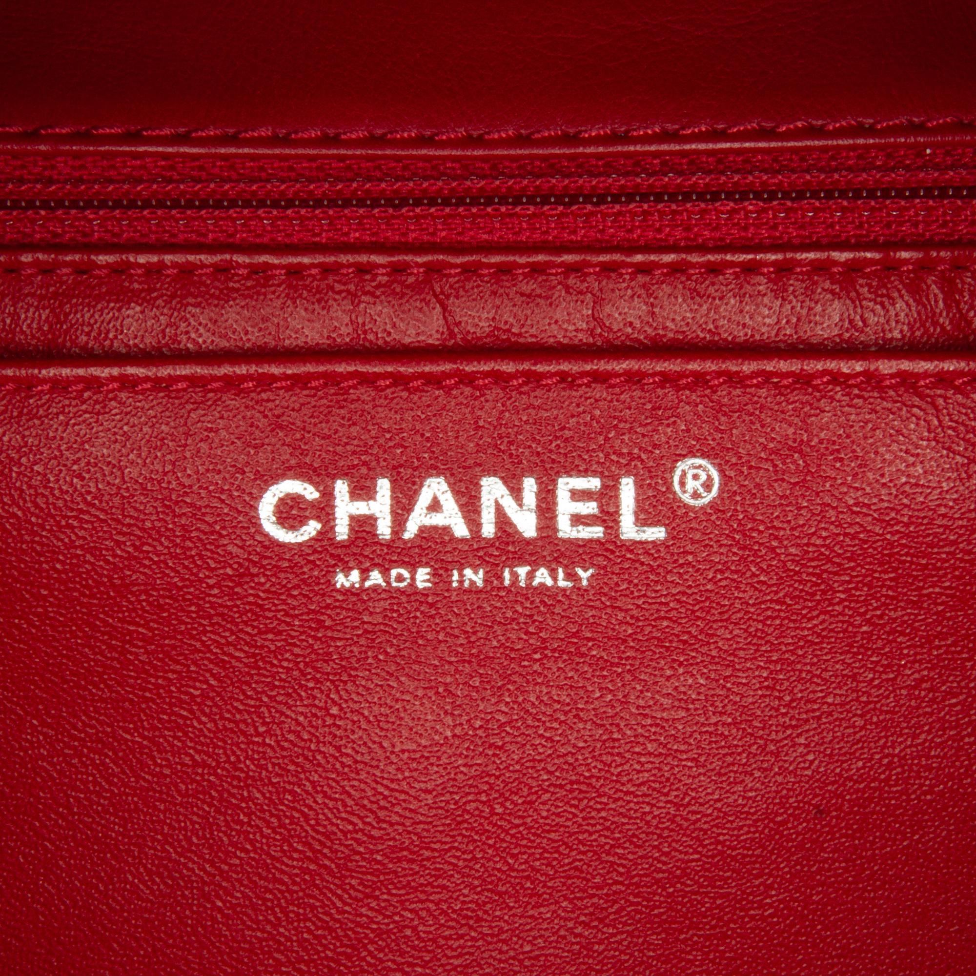 Chanel Jumbo Chevron Patent Single Flap (SHG-8b5izz)