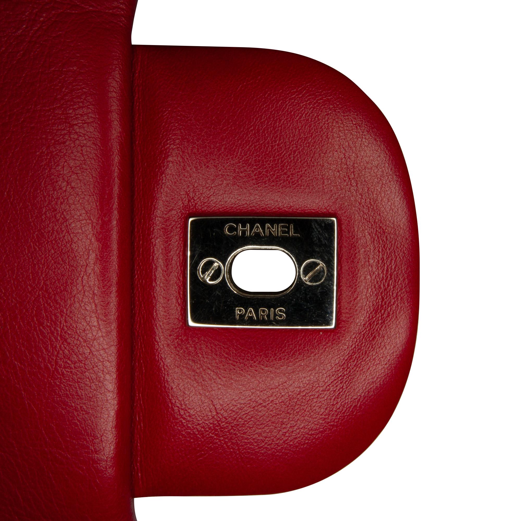 Chanel Jumbo Chevron Patent Single Flap (SHG-8b5izz)